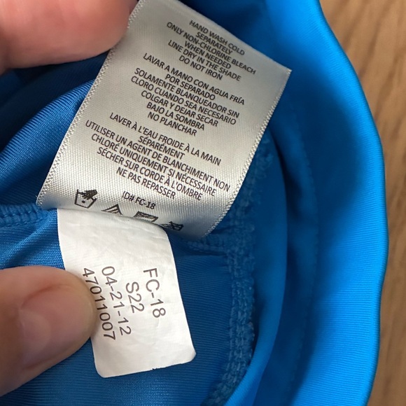 Free Country Women's Swim Shorts in Gray and Blue L - Picture 10 of 11